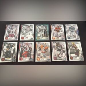2025 Bowman University Chrome QB Football Card Lot‎ – 10 Cards | Mint